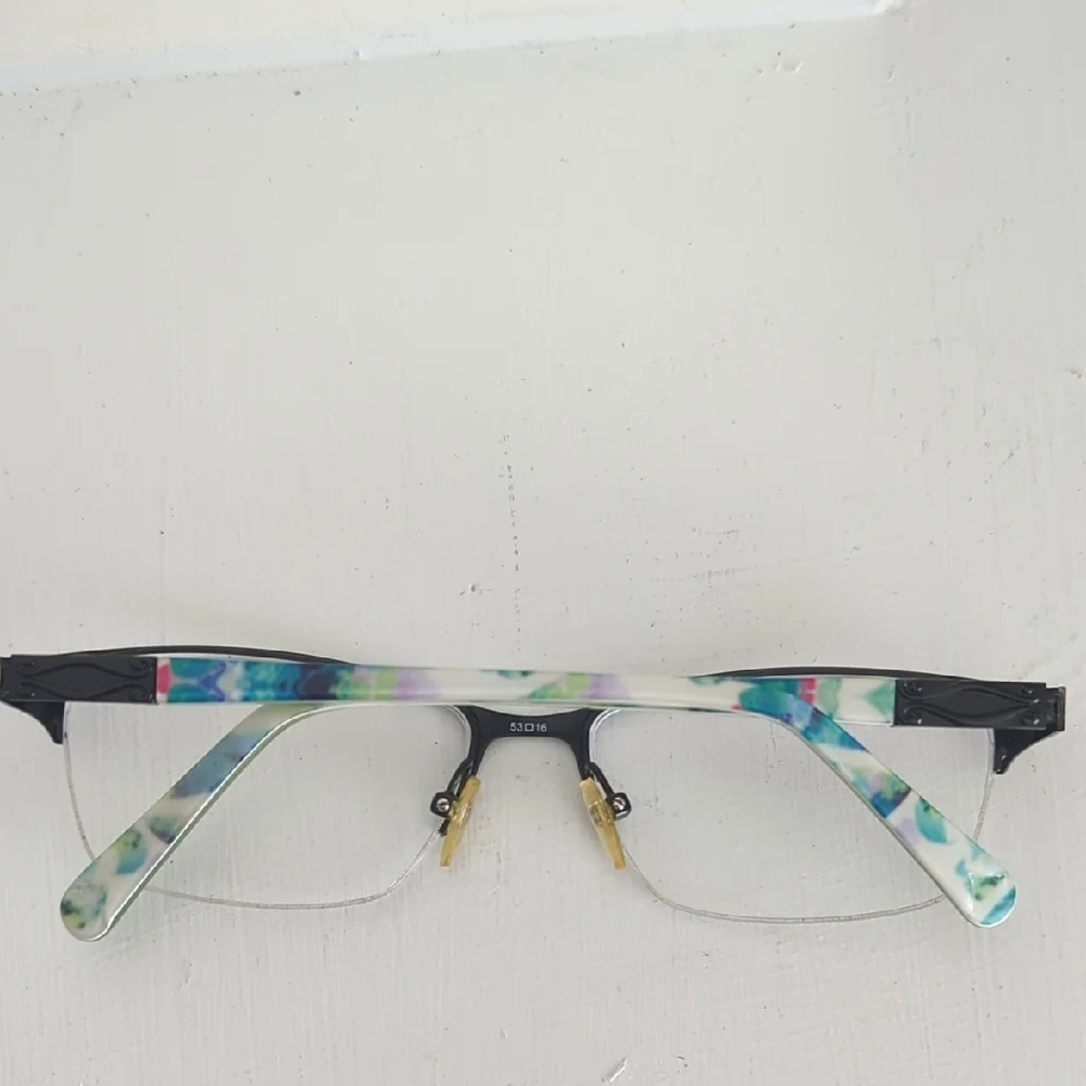 Black and Green Eyeglasses